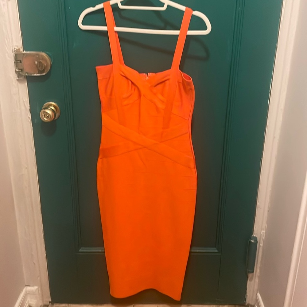Tangerine Bodycon dress